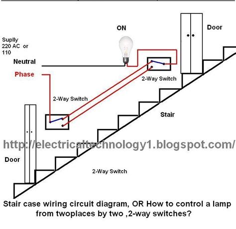 Staircase Lighting Circuit Diagram