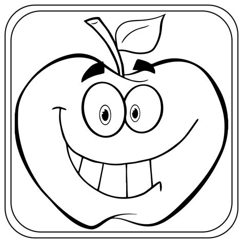 apple coloring pages 7