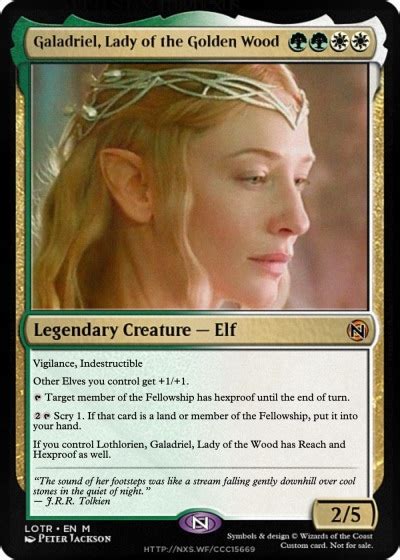 Mtgnexus Galadriel Lady Of The Golden Wood