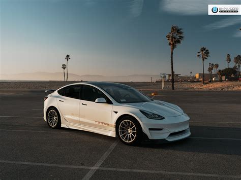 California Dreaming: Pearl White Tesla Model 3 Ascension-R - Unplugged ...