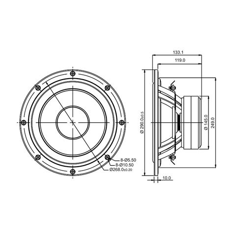 SB29NRX75 6 Woofer 10 SB Acoustics Woofer Axiomedia