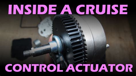 How A Cruise Control Actuator Works YouTube