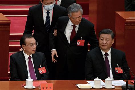 Who is Hu Jintao? Xi Jinping’s predecessor removed from China’s party ...