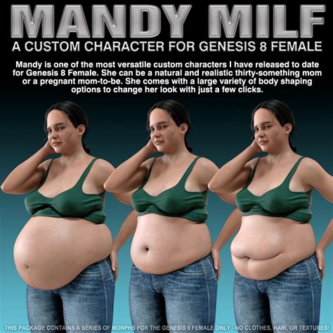 Mandy MILF For Genesis Female Free Daz D Models