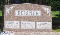 Matilda Ann Cordel Beisner M Morial Find A Grave