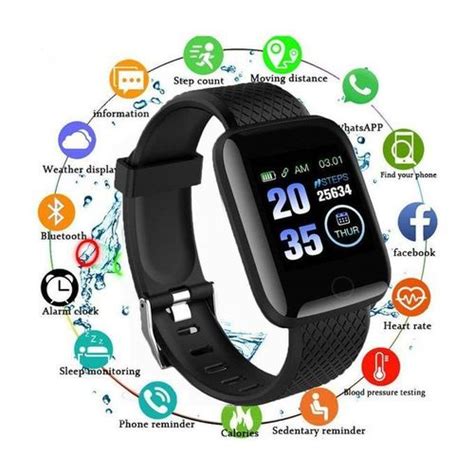 Heart Rate Monitor Fitness Tracker Smart Watch - Smart City Mall Africa