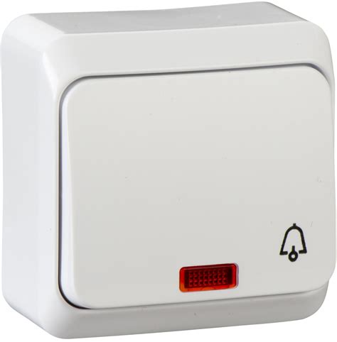 Кнопка звонка с подсветкой Schneider Electric Prima Белая (WDE 001015 ...
