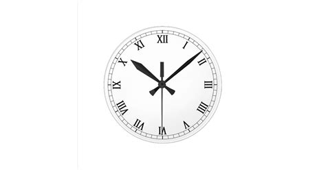 Customize Your Own Roman Numeral Wall Clock | Zazzle