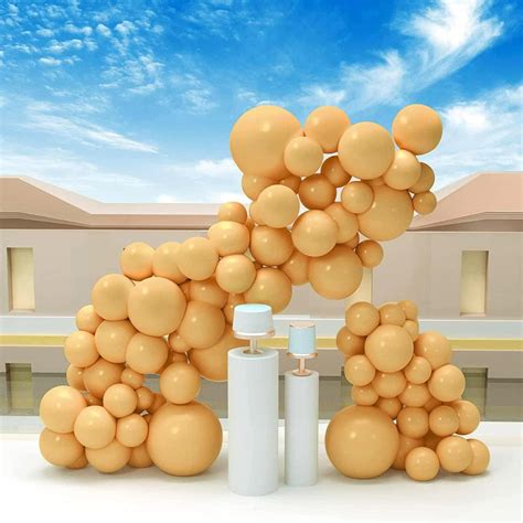 The Party Aisle Apricot Balloons Pcs Beige Balloon Nude Latex Balloons Wayfair