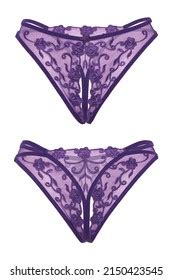 Violet Lingerie Panty Images Stock Photos Vectors Shutterstock