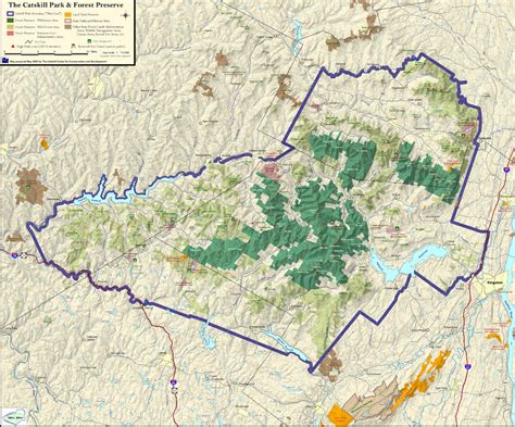 Maps Of The Catskill Park