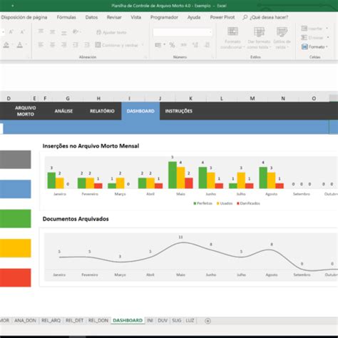 Planilha De Controle De Arquivo Morto Em Excel Planilhas Prontas