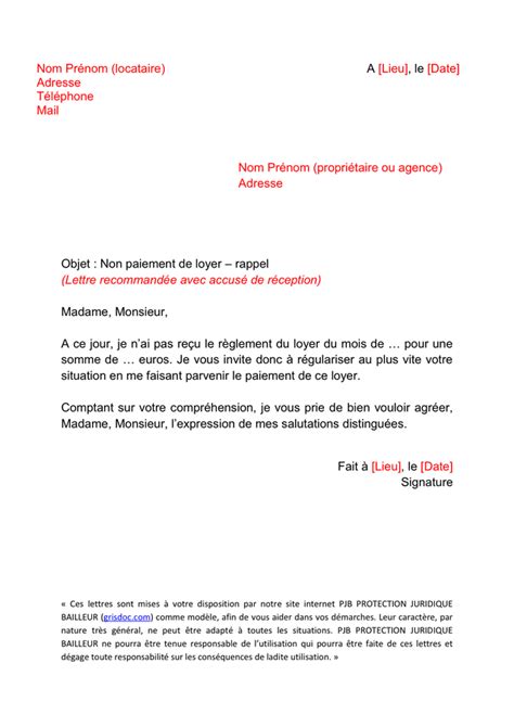 Lettre Un Locataire Qui Ne Paie Pas Son Loyer Exemple De Lettre Hot Hot Sex Picture