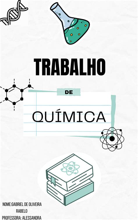 Capa Para Trabalho De Quimica - 10