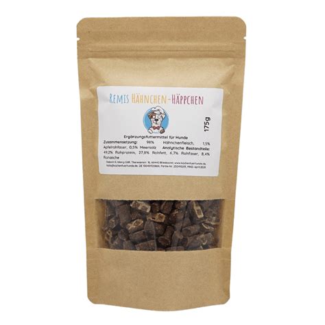Hähnchen-Häppchen - Kochen für Hunde