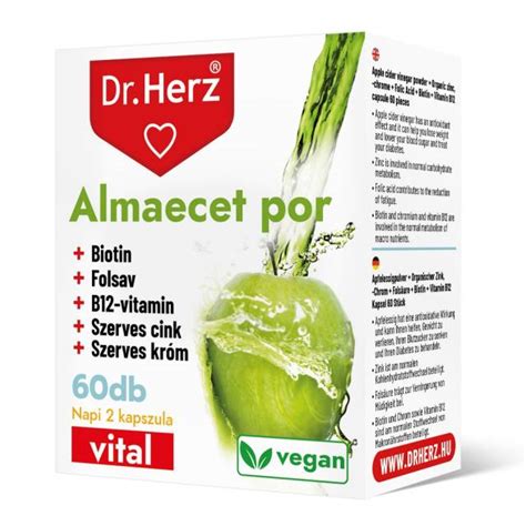 Dr Herz Almaecet por biotin folsav kapszula 60 db Pécs