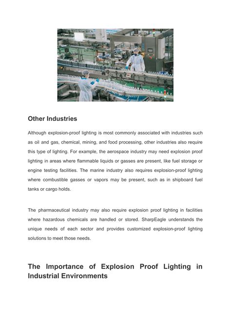 Ppt Explosion Proof Lights Vital For Hazardous Industries Sharpeagle Powerpoint