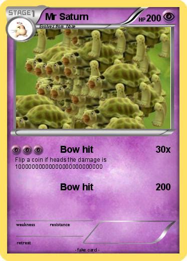 Pokémon Mr Saturn 32 32 Bow Hit My Pokemon Card