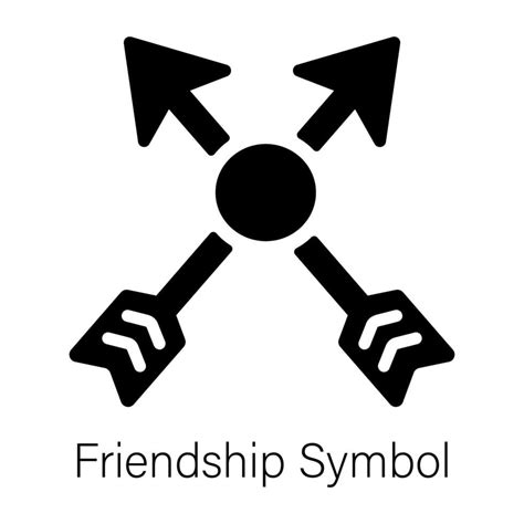 Trendy Friendship Symbol 45999364 Vector Art At Vecteezy