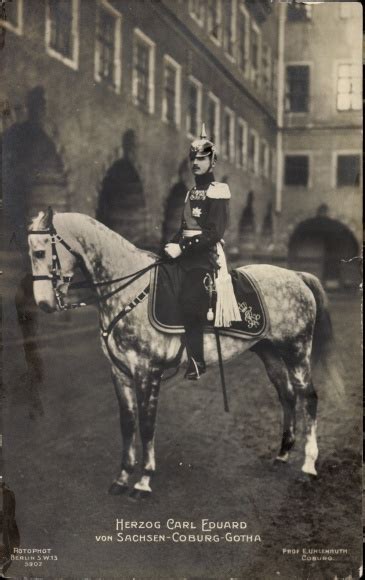 Ansichtskarte Postkarte Herzog Carl Eduard Von Sachsen Coburg Gotha