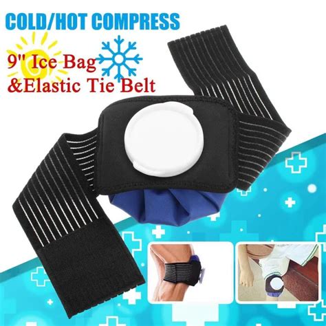 In Reusable Ice Wrap Bag Hot Cold Therapy Sports Pack Injury First Aid Pain Relief Cold