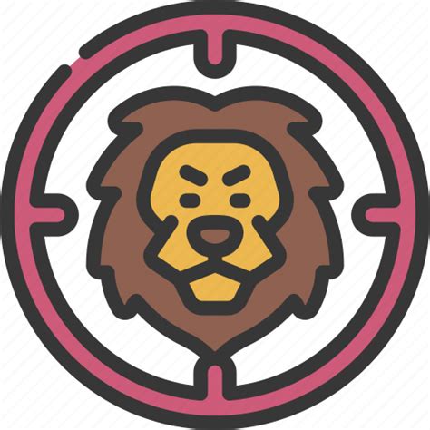 Poaching Poacher Lion Target Illegal Icon Download On Iconfinder