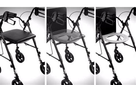 Free2Go Rollator Walker With Toilet Seat SNG