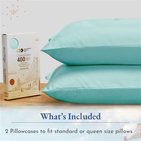 California Design Den Standard Pillow Cases Set Of 2 400 Thread Count