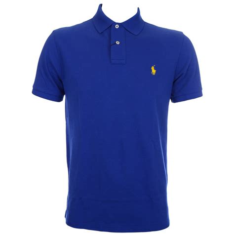 Polo Ralph Lauren Slim Fit Active Royal Blue Polo Shirt Polo Ralph Lauren From N22 Menswear Uk