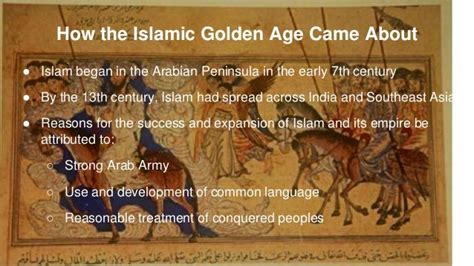 The islamic golden age