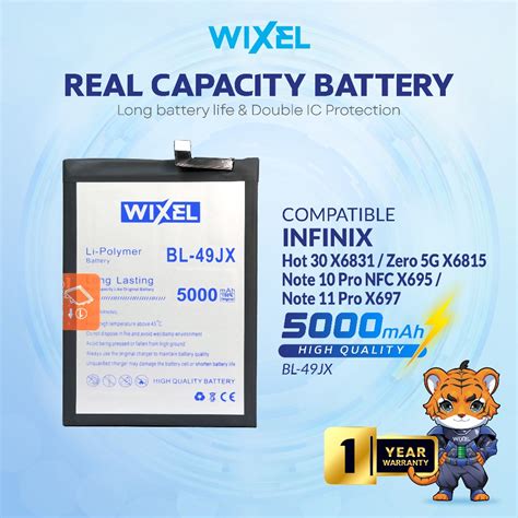 Jual Wixel Baterai Bl Jx Infinix Note Pro X Note Pro X Hot X Zero G X
