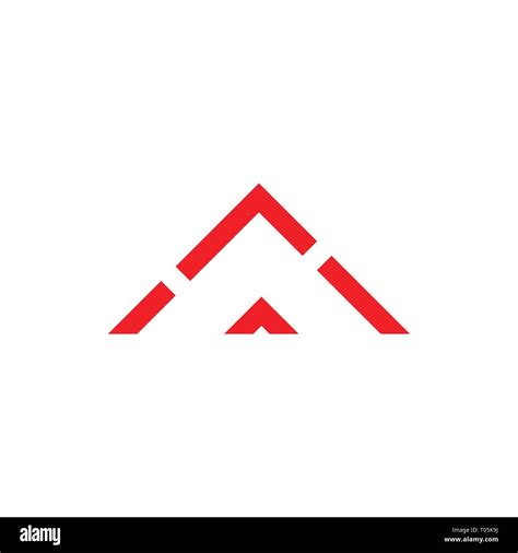 Simple Triangle Line Arrows Logo Vector Stock Vector Image And Art Alamy