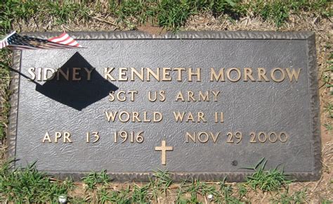 Sgt Sidney Kenneth Morrow Find A Grave Memorial