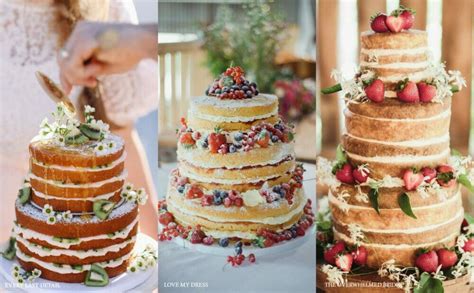 Reinventa Lo Cl Sico Con Una Naked Cake Mi Boda