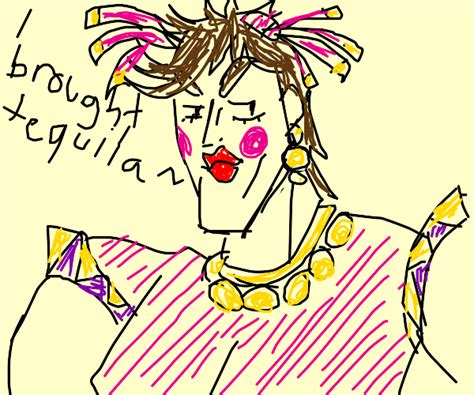 Joseph Joestar Tequila Drawception