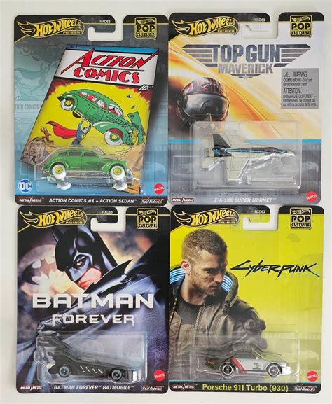 Embalagem Danificada Hot Wheels Pop Culture Set Completo Miniaturas Universo Hot