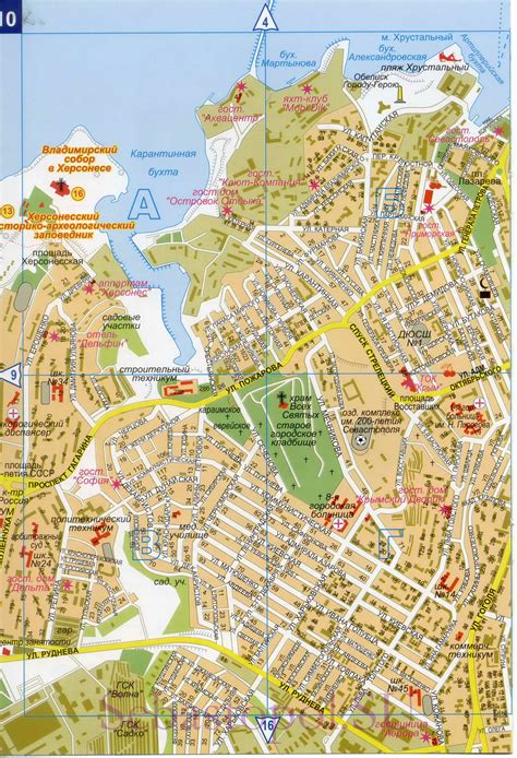 Карта Севастополя. Подробная карта Севастополя с номерами домов. Новая ...