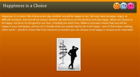 Happiness is a Choice - FreshSkills