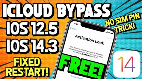 New Windows Full Untethered Icloud Bypass Ios 14 3 And Ios 12 5 No Sim Pin Fixed Restart