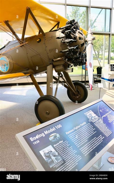 Boeing 100 P 12 F4b 1928 P12 Fighter Biplane The Museum Of Flight