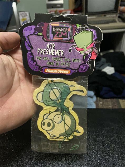 Invader Zim Gir Flying Piggy Car Air Freshener Hot Topic Used Opened Rare Ebay Invader Zim