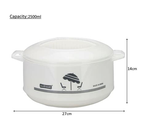 Hot Pot Food Warmer Insulated Serving Casserole Dish Pan Storage Thermal Round