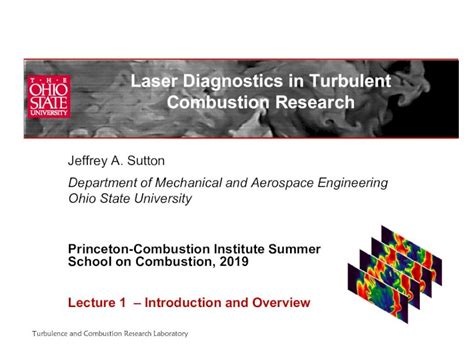 PDF Laser Diagnostics In Turbulent Combustion Research Laser