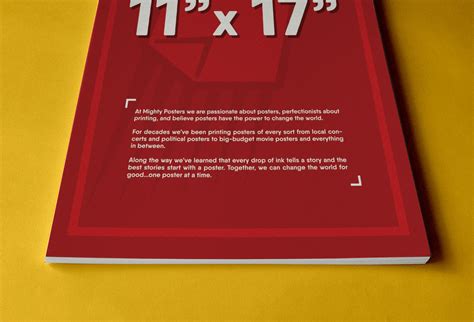 11″ X 17″ Poster Printing Mightyposters Free Shipping