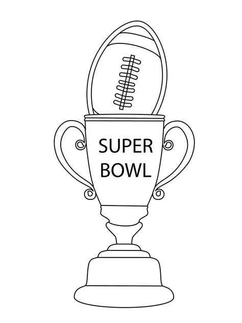 Printable Super Bowl Coloring Pages - astra.edu.pl