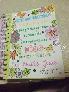 Annette Arte Y Scrap Mi Diario Biblico Diario Biblico Cuaderno De