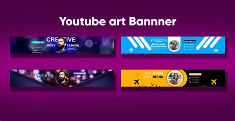 Youtube Art Banner On Behance