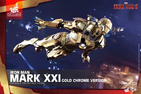 Hot Toys Mms Iron Man Mark Xxi Gold Chrome Version Hot Toys Complete Checklist