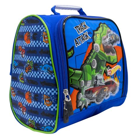 LONCHERA HOT WHEELS DINO AZUL MARINO