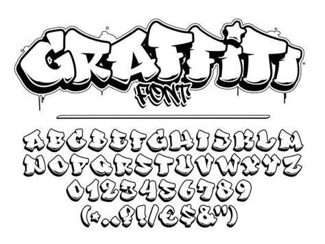 20,600+ Graffiti Fonts Stock Illustrations, Royalty-Free Vector ...